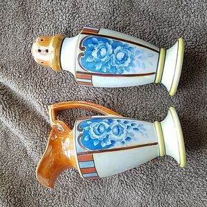 Handpainted Trico sugar and creamer